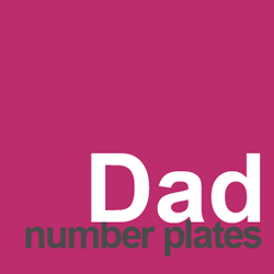 dad number plates