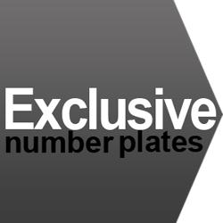 Exclusive number plates