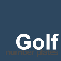 golf number plates