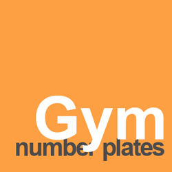 number plate ideas gym and fitness