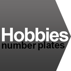 number plate ideas - hobbies