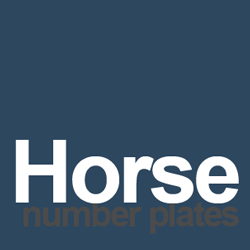 horse number plate ideas