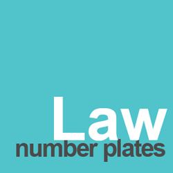 law number plates