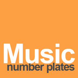 music number plates