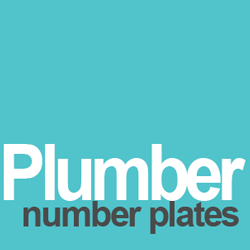 plumber number plates