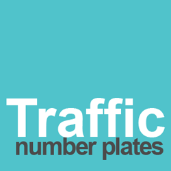 traffic number plates