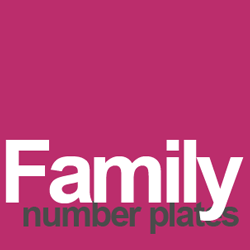 family number plates