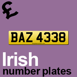 cheap Irish number plate ideas