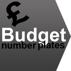 number plate ideas on a budget