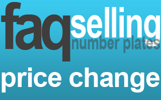 sell number plate change price