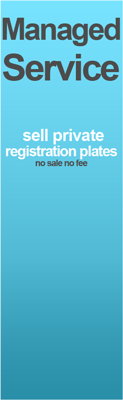 sell my private registration plate