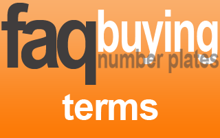 terms for buying private number plates