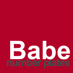 babe number plates 