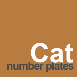 cat number plates