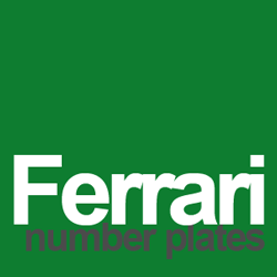 Ferrari number plates