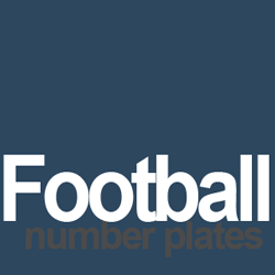 football number plates