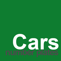 car model number plates 