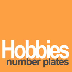 hobby number plates