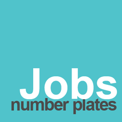job number plates