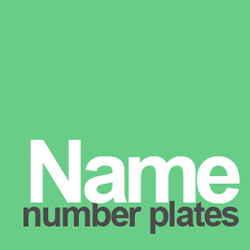 name number plates