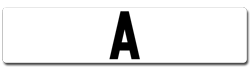 ASIAN name number plates beginning with A