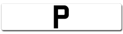 ASIAN name number plates beginning with P