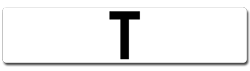 ASIAN name number plates beginning with T