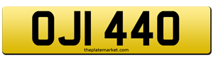 Irish number plates OJI 440