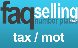car tax or mot expired sell number plate