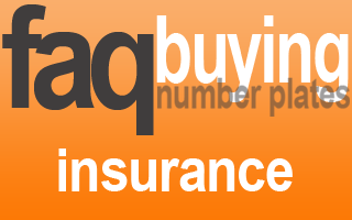 what happens to car insurance when buy private number plate